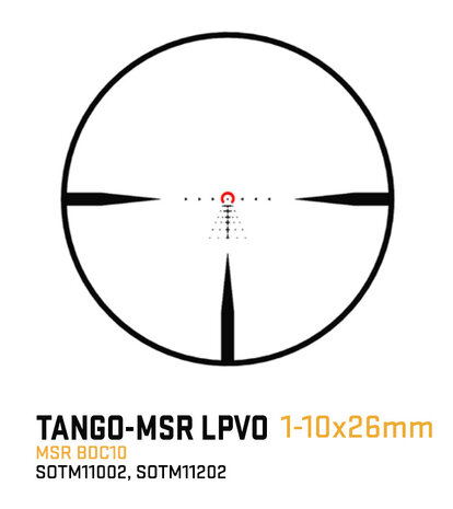 Sig Sauer Tango-MSR LPVO 1-10X28mm (SFP)